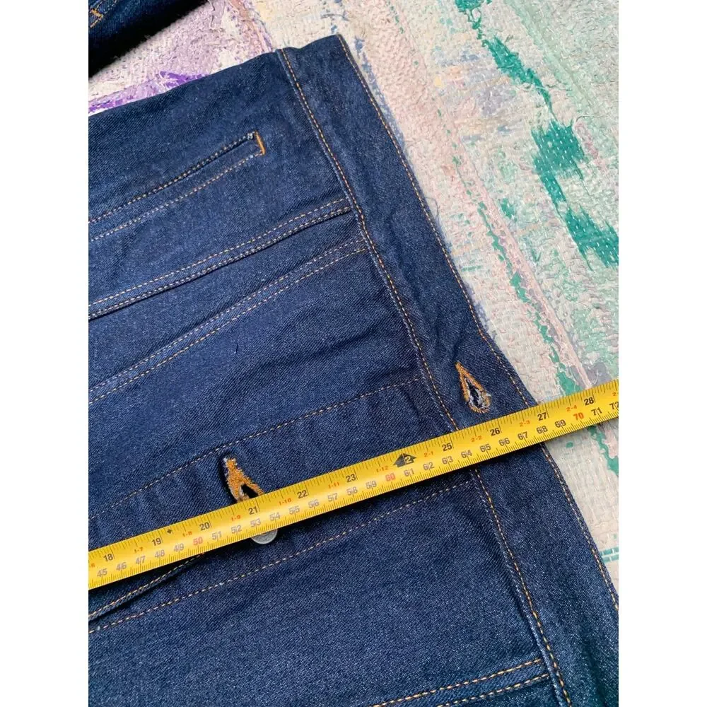 NWT Levi's Type III Trucker Jacket - Rinse/Navy Embroidered XL